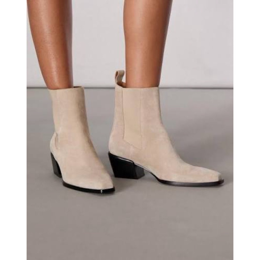 New Rag & Bone Joni Suede Chelsea Boots Sz 8